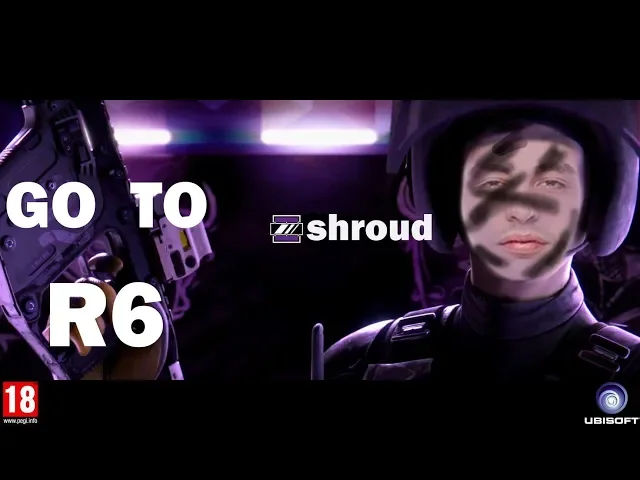【shroud】大佬要转战r6了?看大佬的r6日常训练
